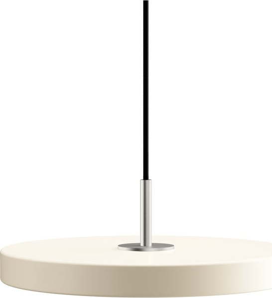 Krémové LED stmívatelné závěsné svítidlo s kovovým stínidlem ø 31 cm Asteria Plus Mini – UMAGE UMAGE