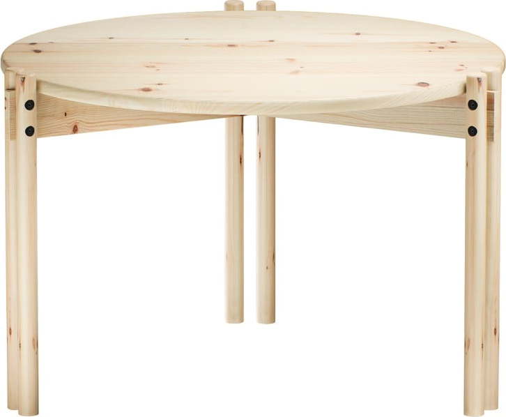 Kulatý konferenční stolek z borovicového dřeva v přírodní barvě ø 60 cm Sticks – Karup Design Karup Design