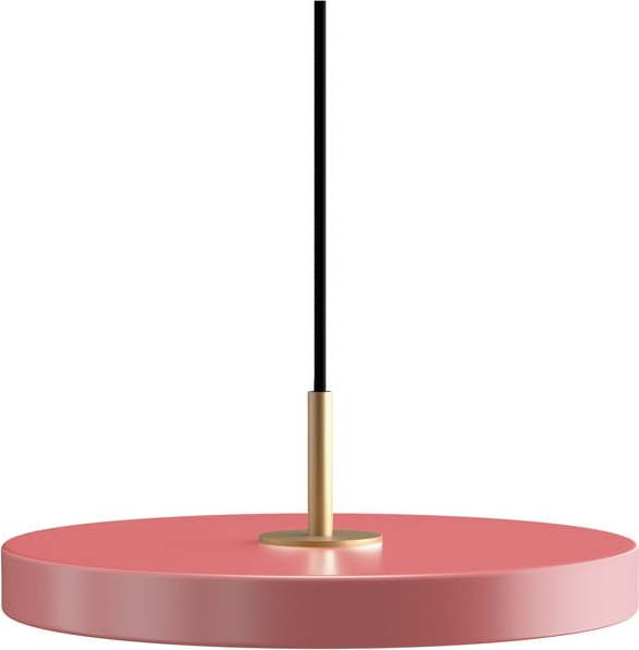 Růžové LED závěsné svítidlo s kovovým stínidlem ø 31 cm Asteria Mini – UMAGE UMAGE
