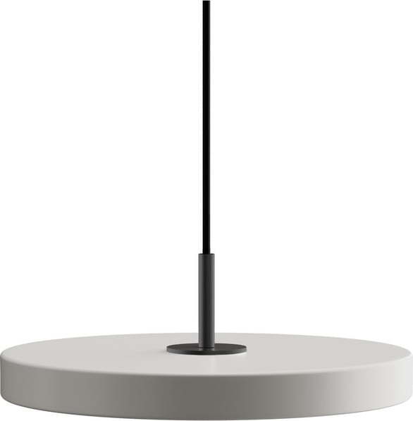 Světle šedé LED závěsné svítidlo s kovovým stínidlem ø 31 cm Asteria Mini – UMAGE UMAGE