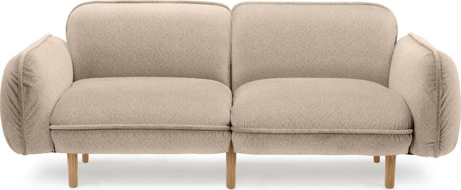 Béžová pohovka z textilie bouclé 188 cm Bean – EMKO Emko
