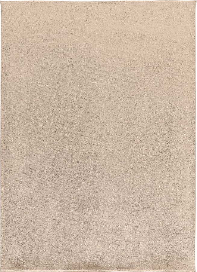 Béžový koberec z mikrovlákna 160x220 cm Coraline Liso – Universal Universal