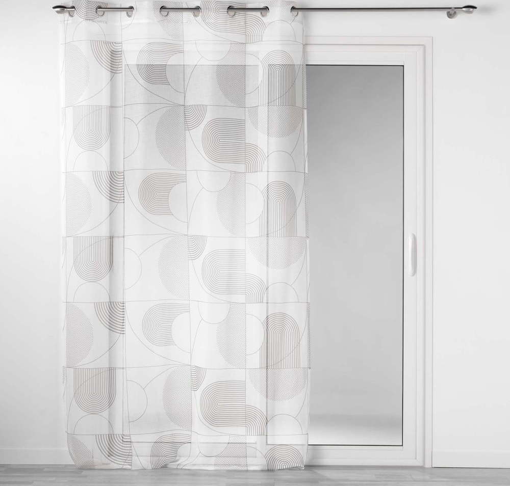 Bílá voálová záclona 140x280 cm Esquisse – douceur d'intérieur Douceur d intérieur
