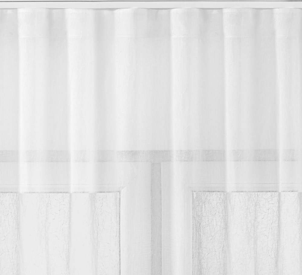 Bílá záclona 280x300 cm Kresz – Homede HOMEDE