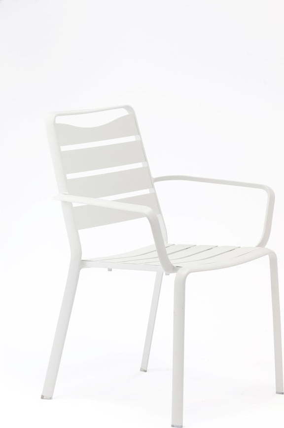 Bílé kovové zahradní židle v sadě 4 ks Spring – Ezeis Ezeis