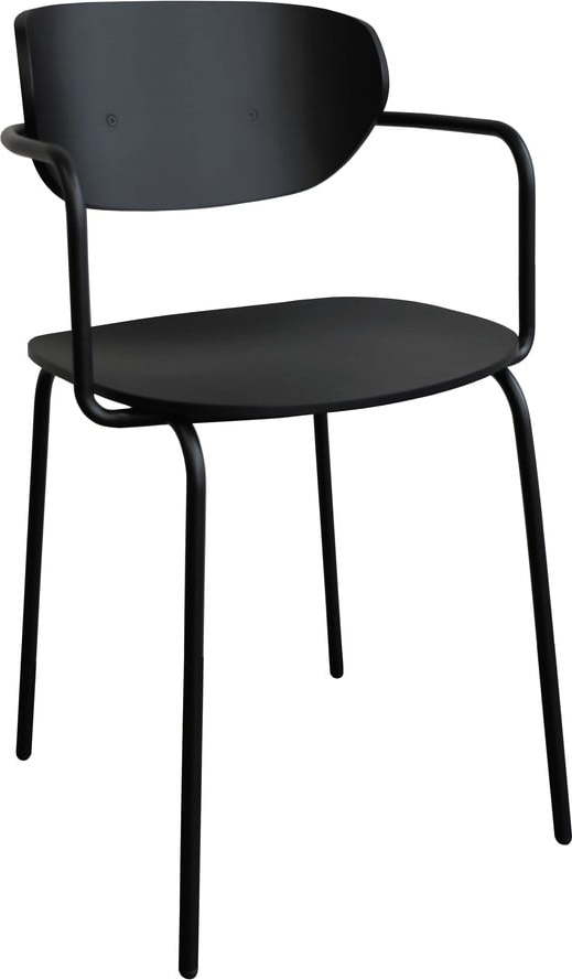 Černé jídelní židle v sadě 4 ks Arch – Hübsch Hübsch