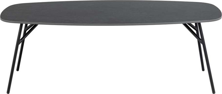 Černý konferenční stolek s keramickou deskou 60x120 cm Caracas – Actona Actona