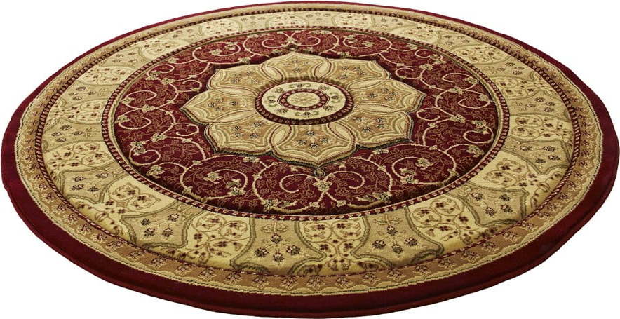 Červený kulatý koberec ø 150 cm Heritage – Think Rugs Think Rugs