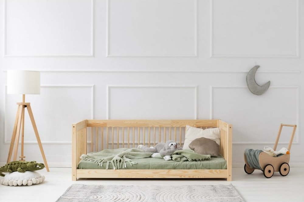 Dětská postel z borovicového dřeva v přírodní barvě 80x160 cm Mila CWW – Adeko Adeko