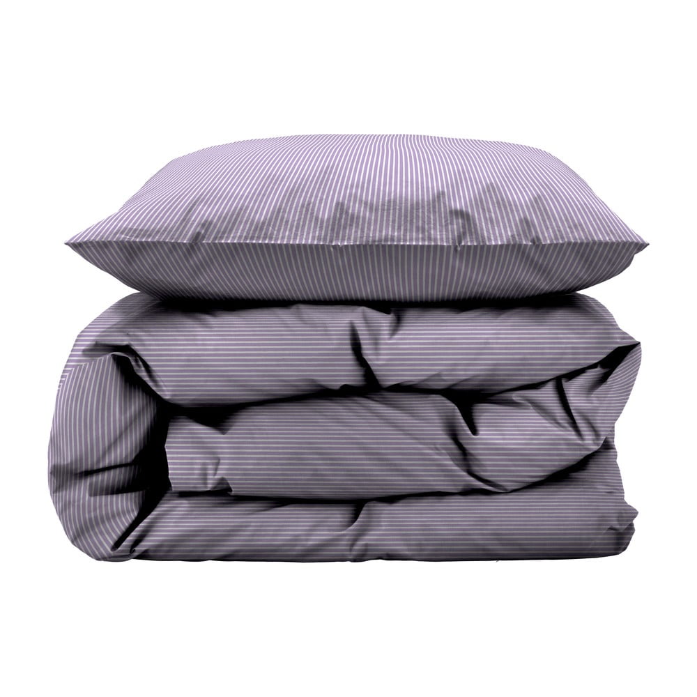 Fialové bavlněné povlečení na jednolůžko 140x200 cm Cheerful – Södahl Södahl