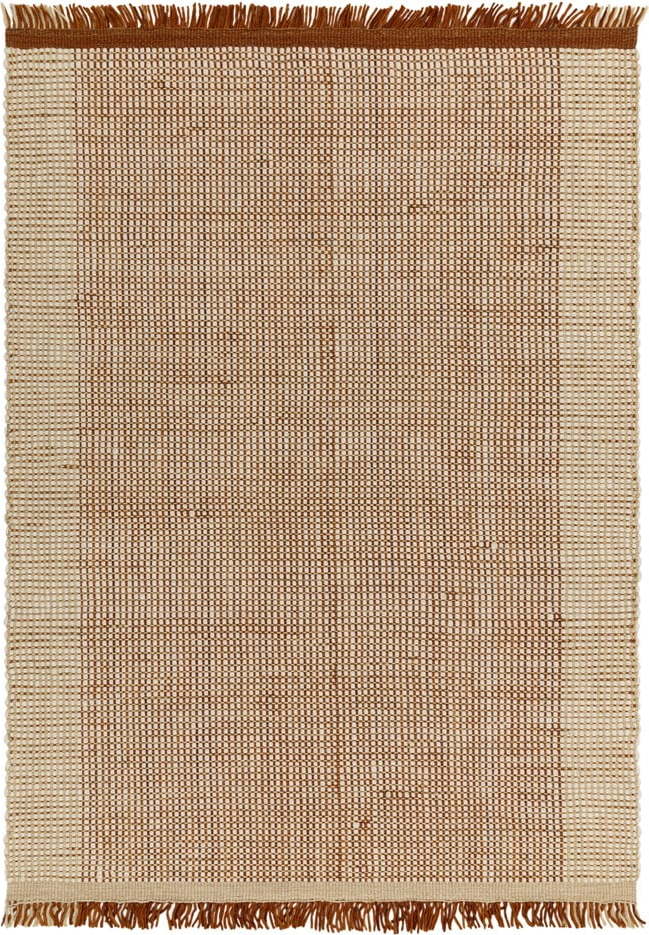 Hnědý ručně tkaný vlněný koberec 200x290 cm Avalon – Asiatic Carpets Asiatic Carpets