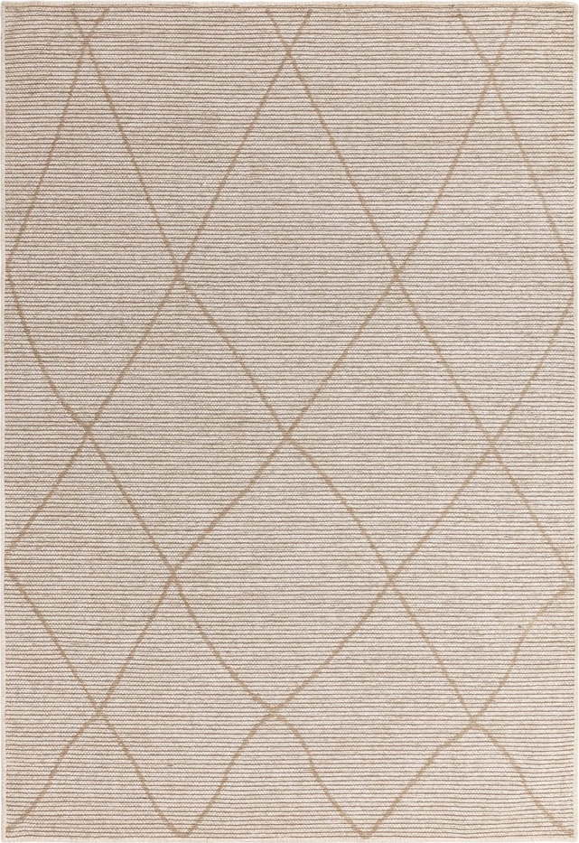 Krémový koberec s příměsí juty 160x230 cm Mulberrry – Asiatic Carpets Asiatic Carpets