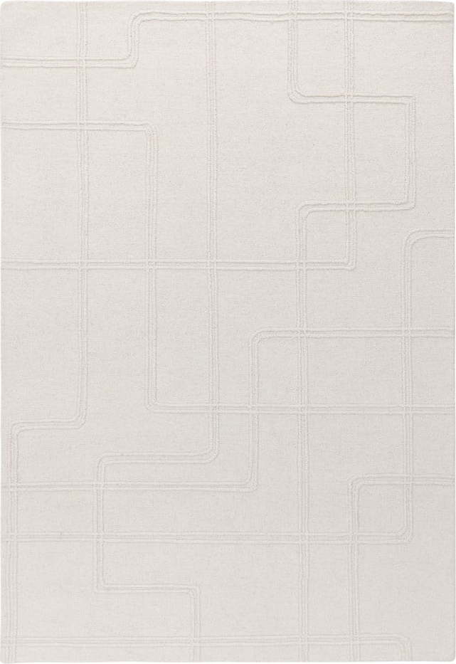 Krémový ručně tkaný vlněný koberec 120x170 cm Ada – Asiatic Carpets Asiatic Carpets