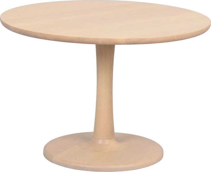 Kulatý konferenční stolek v dekoru dubu v přírodní barvě 60x60 cm Hobart – Rowico Rowico
