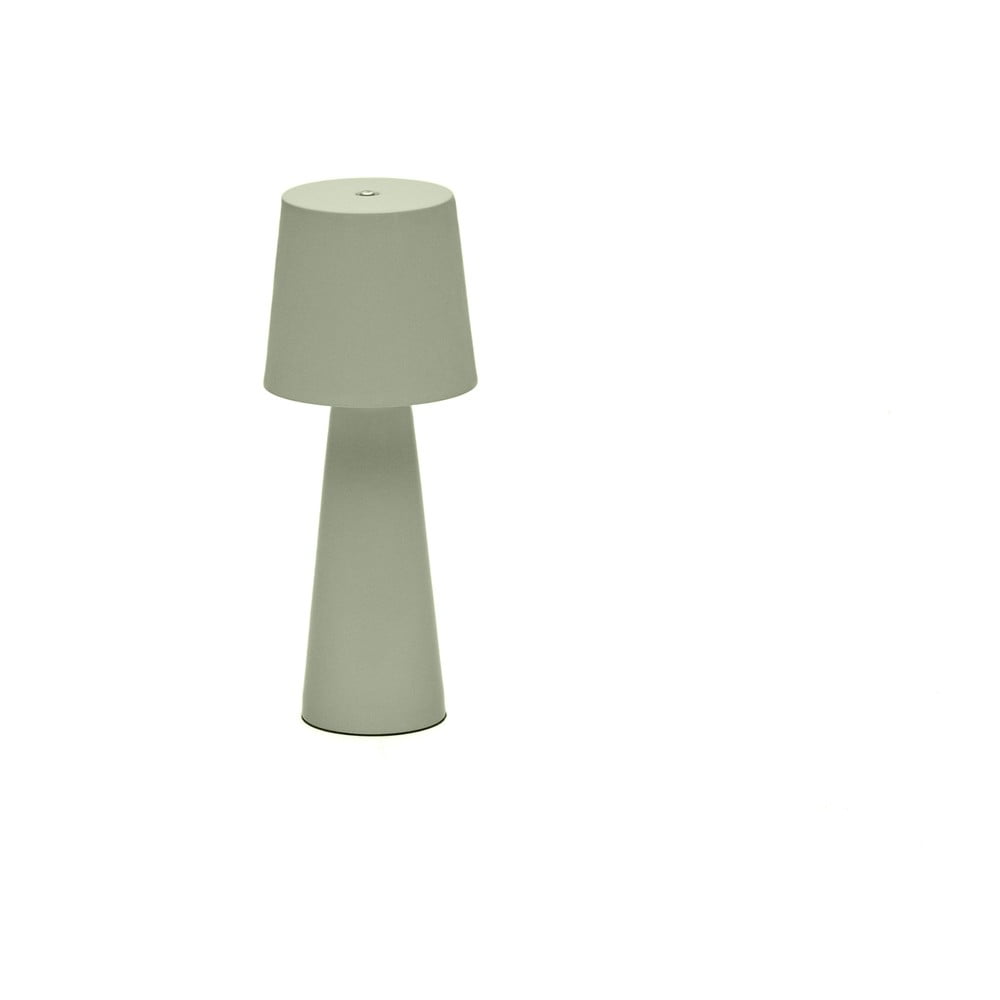LED stmívatelná stolní lampa v mentolové barvě s kovovým stínidlem (výška 25 cm) Arenys – Kave Home Kave Home