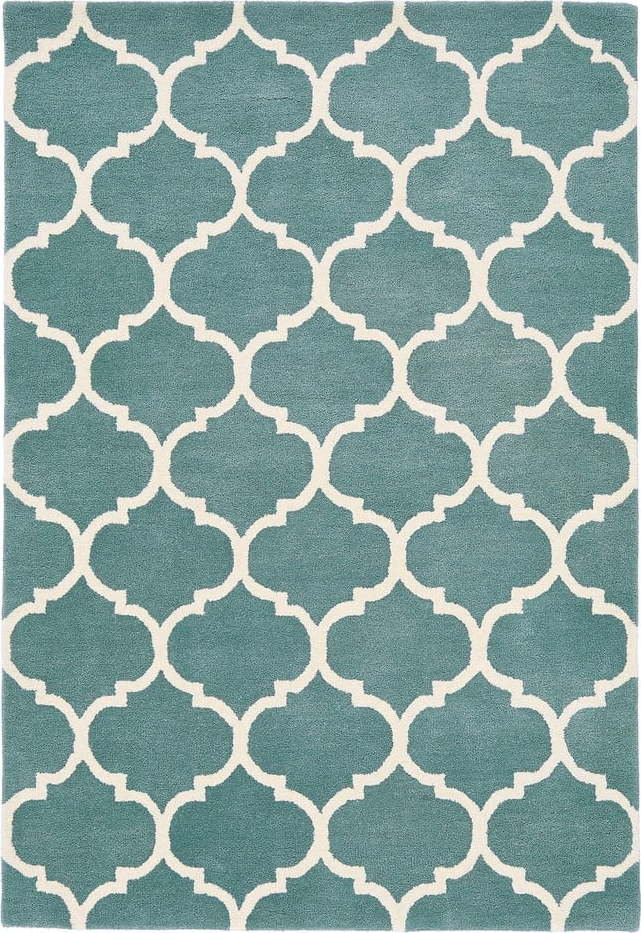 Modrý ručně tkaný vlněný koberec 120x170 cm Albany – Asiatic Carpets Asiatic Carpets