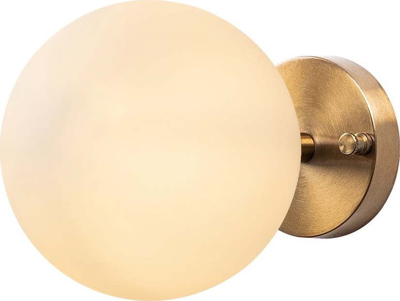 Nástěnné svítidlo v bílé a bronzové barvě ø 15 cm Atmaca – Opviq lights Opviq lights