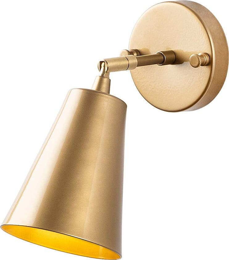 Nástěnné svítidlo ve zlaté barvě ø 10 cm Evander – Opviq lights Opviq lights