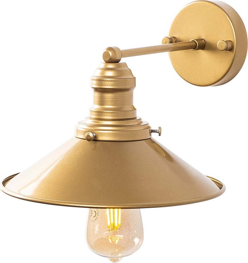 Nástěnné svítidlo ve zlaté barvě ø 24 cm Conical – Opviq lights Opviq lights