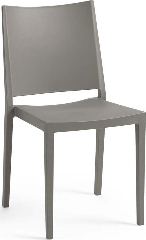 Šedá plastová zahradní židle Mosk – Rojaplast Rojaplast