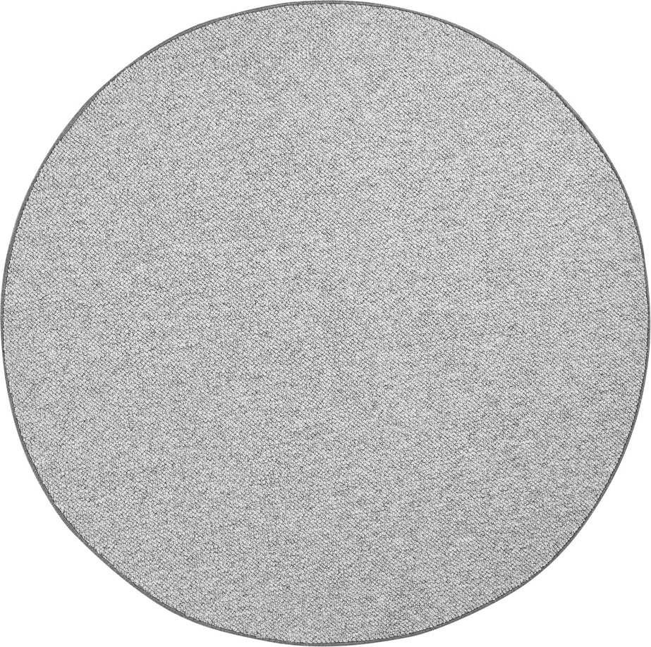 Šedý kulatý koberec ø 200 cm Wolly – BT Carpet BT Carpet