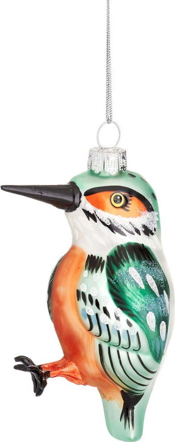 Skleněná vánoční ozdoba Kingfisher – Sass & Belle Sass & Belle