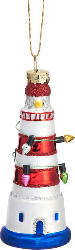 Skleněná vánoční ozdoba Lighthouse – Sass & Belle Sass & Belle