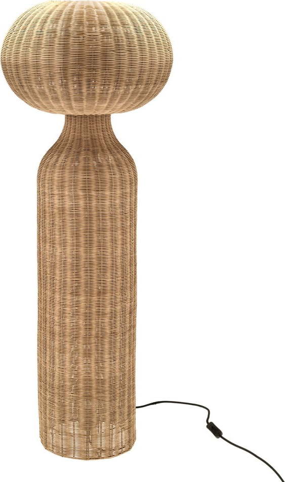 Stojací lampa v přírodní barvě s ratanovým stínidlem (výška 130 cm) Vinka – Villa Collection Villa Collection