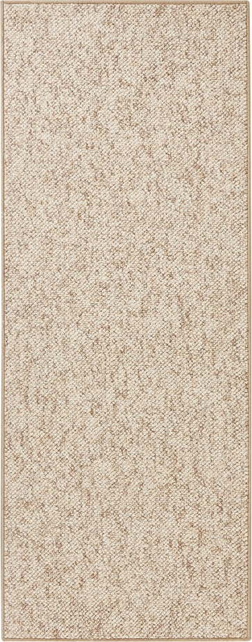 Světle hnědý běhoun 80x300 cm Wolly – BT Carpet BT Carpet