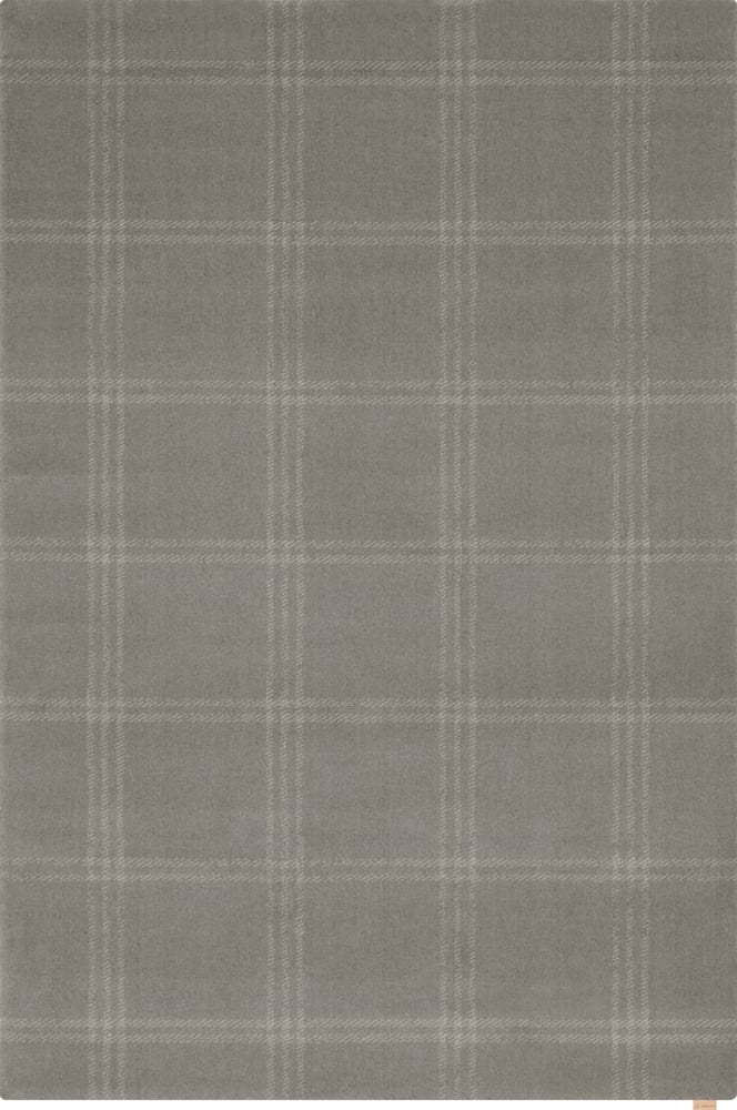 Světle šedý vlněný koberec 200x300 cm Calisia M Grid Prime – Agnella Agnella