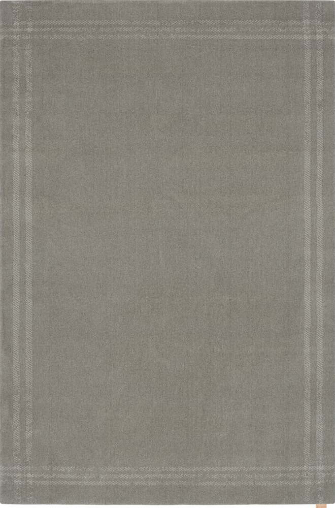 Světle šedý vlněný koberec 200x300 cm Calisia M Grid Rim – Agnella Agnella