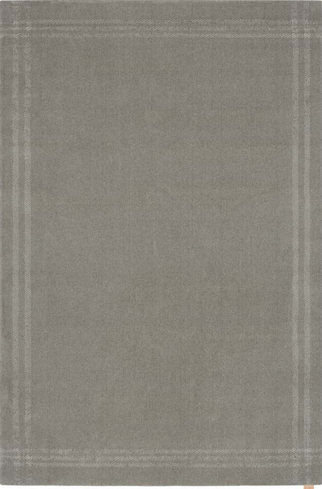 Světle šedý vlněný koberec 300x400 cm Calisia M Grid Rim – Agnella Agnella