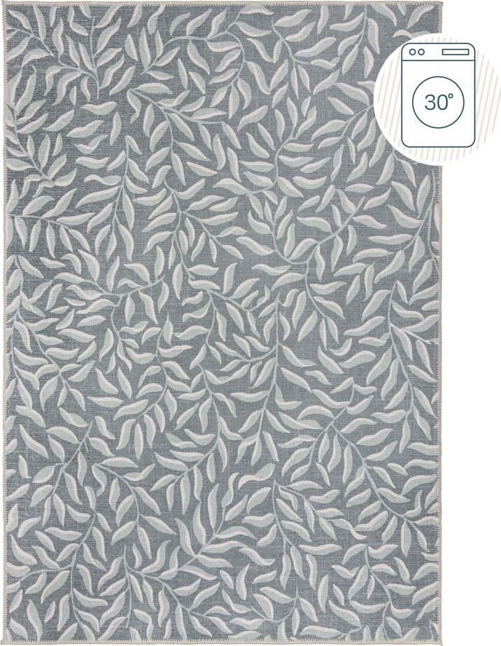 Světle zelený pratelný koberec s příměsí recyklovaných vláken 160x230 cm Wallace – Flair Rugs Flair Rugs