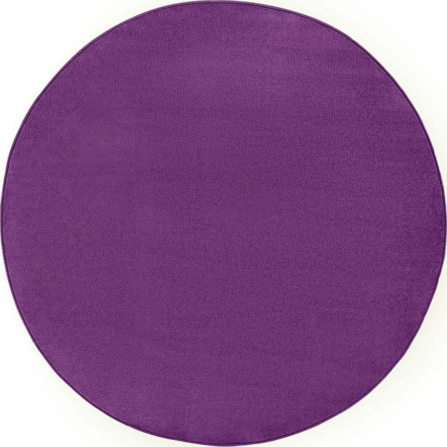 Tmavě fialový kulatý koberec ø 200 cm Fancy – Hanse Home Hanse Home