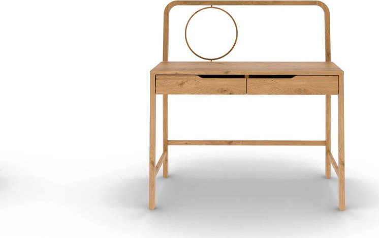 Toaletní stolek z dubového dřeva 57x110 cm Twig – The Beds The Beds