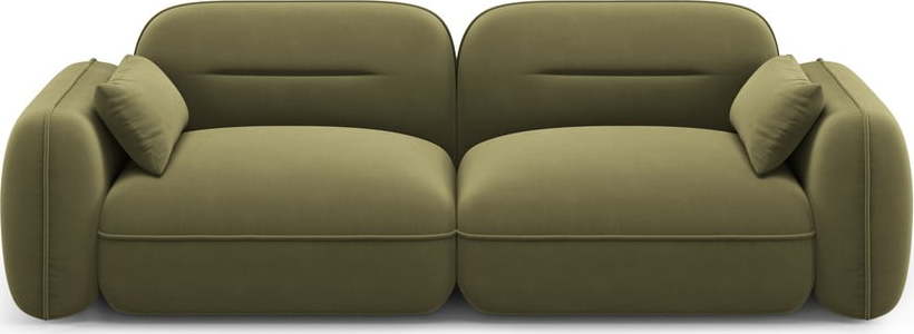 Zelená sametová pohovka 230 cm Audrey – Interieurs 86 Interieurs 86