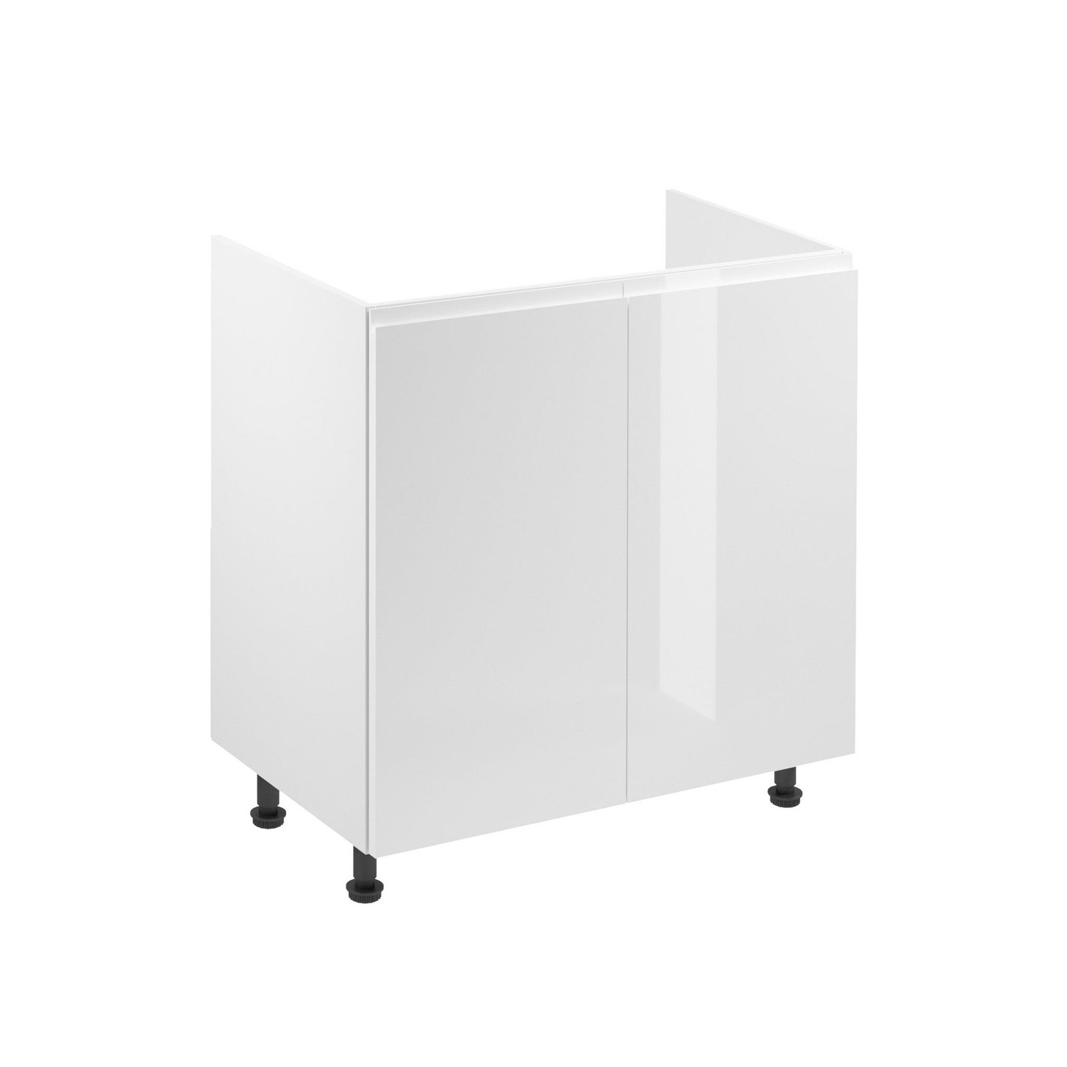 Kuchyňská skříňka ASPEN D80Z - bílá/bílá GALA