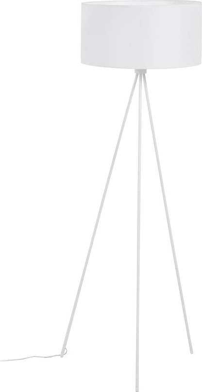 Bílá stojací lampa s textilním stínidlem (výška 157 cm) Ikia – Kave Home Kave Home