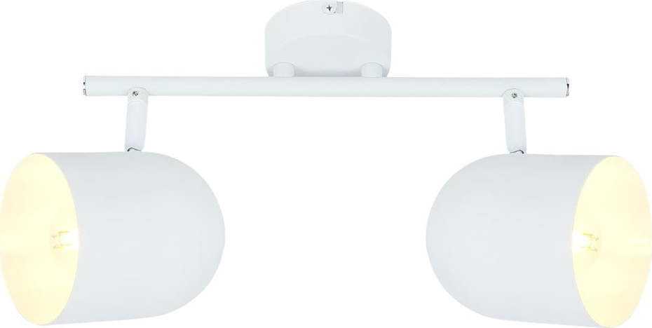 Bílé stropní svítidlo s kovovým stínidlem 38x10 cm Azuro – Candellux Lighting Candellux Lighting