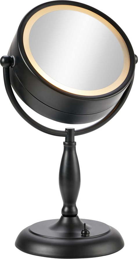 Matně černá stolní lampa se skleněným stínidlem (výška 36 cm) Face – Markslöjd Markslöjd