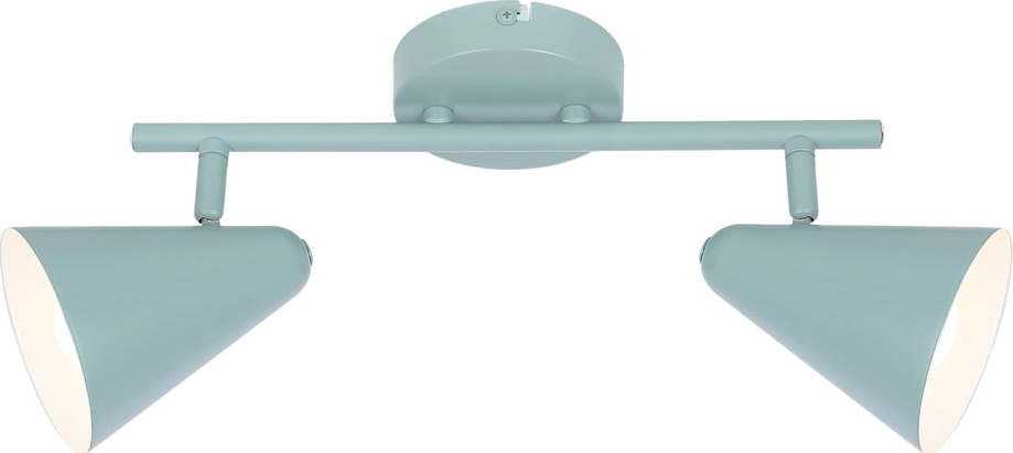 Modré stropní svítidlo s kovovým stínidlem 42x10 cm Amor – Candellux Lighting Candellux Lighting