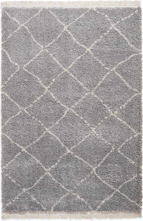 Šedý koberec 200x290 cm Boho – Think Rugs Think Rugs