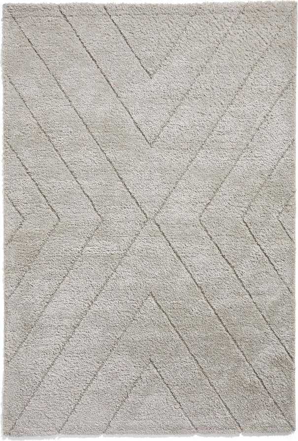 Světle šedý koberec 120x170 cm Ideal Shaggy – Think Rugs Think Rugs