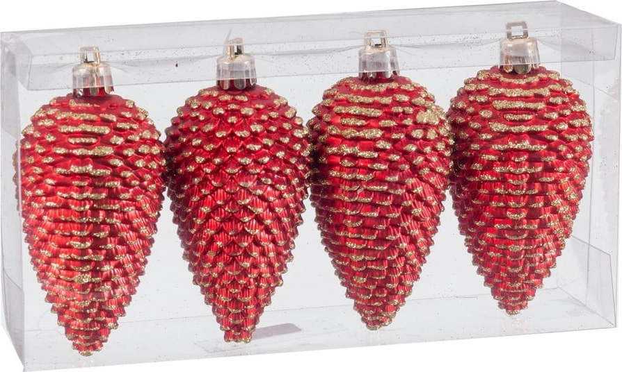 Vánoční ozdoby v sadě 4 ks ø 5 cm Cone – Casa Selección Casa Selección