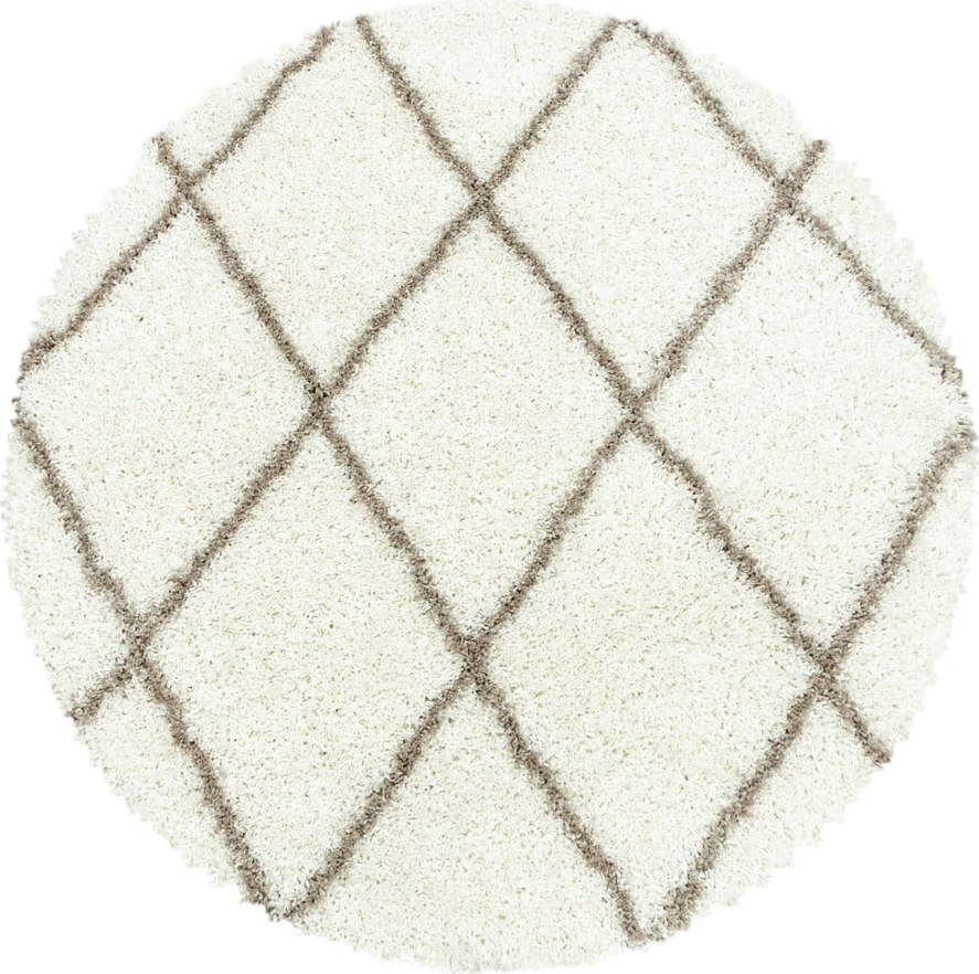 Krémový kulatý koberec ø 200 cm Alvor – Ayyildiz Carpets Ayyildiz Carpets