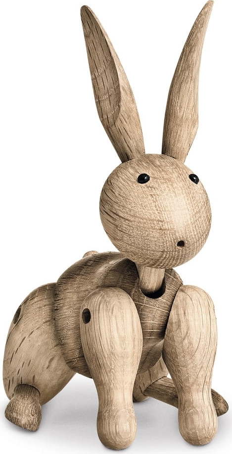 Soška z masivního dubového dřeva Kay Bojesen Denmark Rabbit Kay Bojesen Denmark