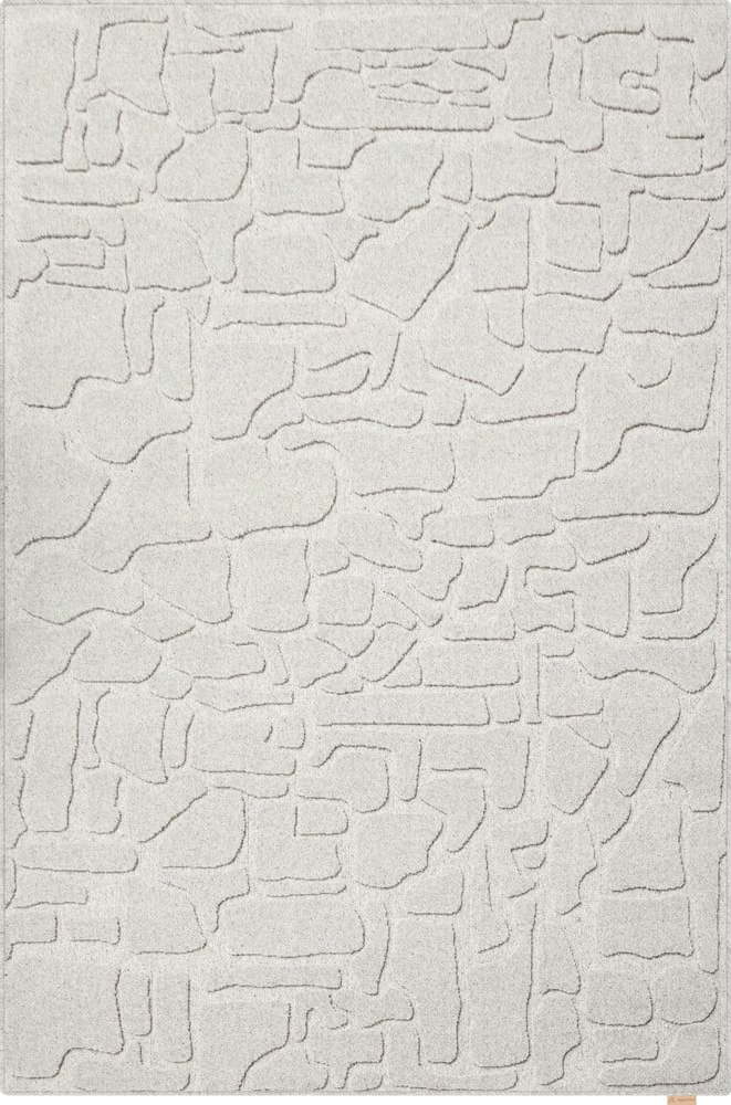 Světle šedý vlněný koberec 160x230 cm Morphic Dunes – Agnella Agnella