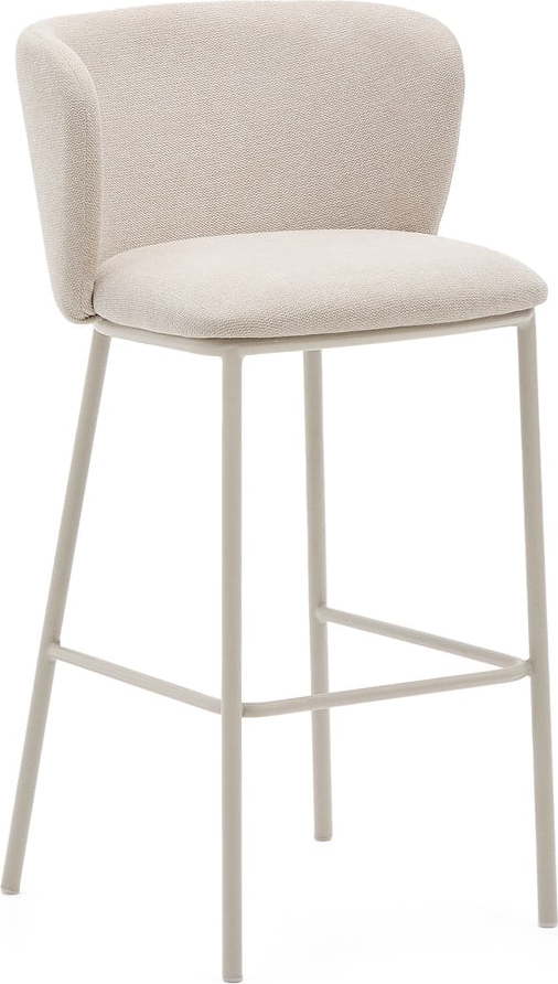 Béžová barová židle (výška sedáku 75 cm) Ciselia – Kave Home Kave Home