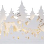 Bílá světelná dekorace s vánočním motivem Grandy – Star Trading Star Trading