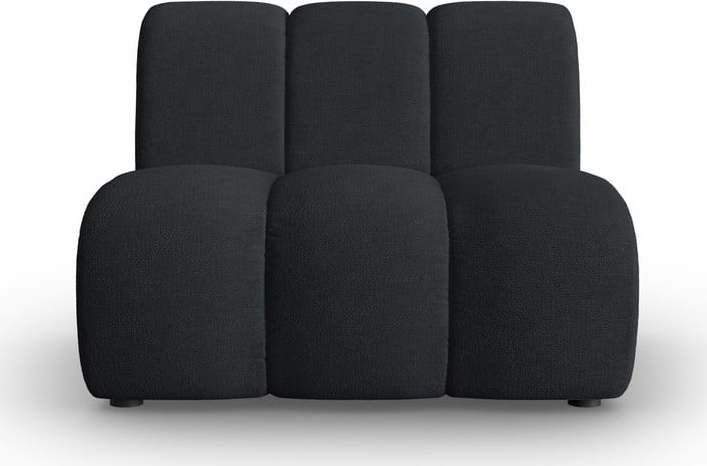 Černý modul pohovky Lupine – Micadoni Home Micadoni